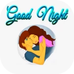 Logo of Animated Good Night stickers android Application 